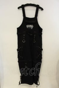 REFLEM / 2WAYボンテージスウェットカーゴオーバーオール F ブラック O-25-01-21-088-PU-OP-OW-ZT441