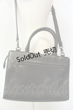 画像6: artherapie / フィセルローズ2WAYバッグ  ブラック×ブルー O-25-01-22-004-GO-BG-OW-ZT273