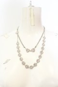Swankiss / SX heart line N/C ネックレス  シルバー×ピンク O-25-01-22-006-CA-AC-IG-OS