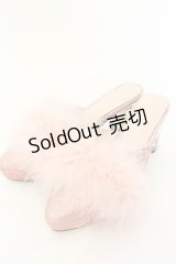 Swankiss / doll fancy suger mule シューズ L ピンク O-25-01-22-007-CA-SH-IG-ZT-K002