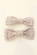 Swankiss / ツイードリボンクリップ  ピンク O-25-01-22-012-CA-AC-IG-OS