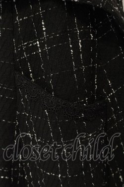 画像2: axes femme / ベルト付ツイードスカート M クロ O-25-01-23-044-AX-SK-IG-ZT013