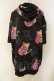 画像2: NieR Clothing / HALF SLEEVE ZIP OUTER パーカー  ハートミケ ブラック O-25-01-23-058-PU-TO-IG-ZT280 (2)