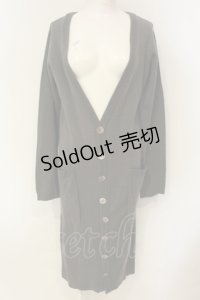 GADGET GROW / ロングカーディガン M グレー O-25-01-23-066-GO-TO-IG-OS