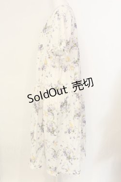 画像3: PINK HOUSE / リトルヴァイオレットプリントミディワンピース  シロ O-25-01-23-009-LO-OP-IG-OS