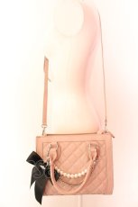 画像2: 【SALE】Lovely Tency / TT*アリスキルトスクエアバッグ  ピンク O-25-01-24-011-LO-BG-OW-ZT274 (2)