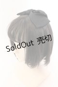 axes femme / サテンリボンカチューシャ  クロ O-25-01-24-012-AX-AC-OW-OS