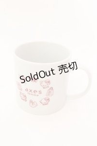 axes　femme / シュシュちゃん柄マグカップ  シロ O-25-05-27-1060-LO-ZA-OW-ZT-W001