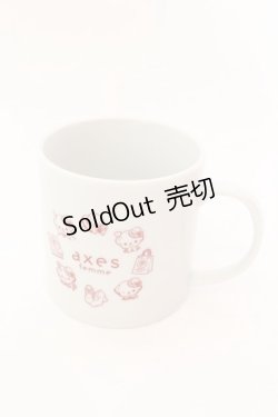 画像1: axes　femme / シュシュちゃん柄マグカップ  シロ O-25-05-27-1060-LO-ZA-OW-ZT-W001
