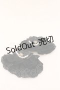 axes femme kawaii / レーシーお袖留め  クロ O-25-01-24-041-AX-ZA-OW-OS