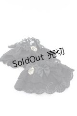 axes femme kawaii / トリプルリボンお袖留め  クロ O-25-01-24-043-AX-ZA-OW-OS