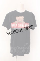 Honey Cinnamon / くまptTシャツ F ネイビー O-25-01-25-063-LO-TO-OW-OS