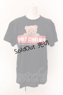 画像1: Honey Cinnamon / くまptTシャツ F ネイビー O-25-01-25-063-LO-TO-OW-OS
