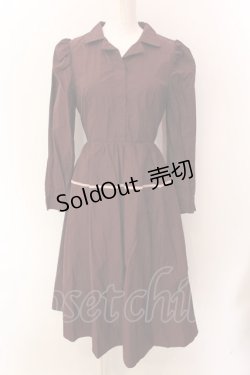 画像1: LEBECCA boutique / 切り開きにいくワンピース F バーガンディ O-25-01-25-065-EL-OP-OW-OS