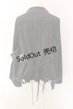 画像3: metamorphose / 【プラスサイズ】Little Nurse 長袖ブラウス 2 クロ O-25-01-26-028-ME-BL-OW-OS