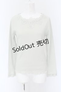 axes femme / モチーフレースインナー M グリーン O-25-01-26-057-AX-TO-OW-OS