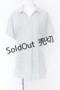 axes femme / レース配色開襟シャツ M ミントグリーン O-25-01-26-075-AX-TO-OW-OS