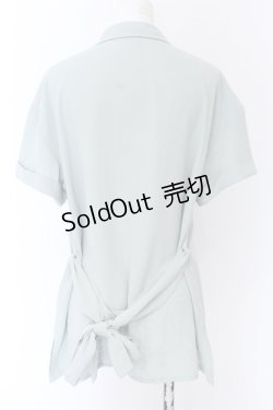 画像3: axes femme / レース配色開襟シャツ M ミントグリーン O-25-01-26-075-AX-TO-OW-OS