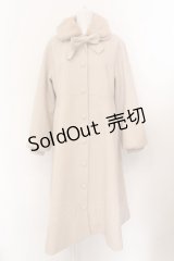 m petit by misako / AM*リボンコート L アイボリー O-25-01-26-086-LO-JA-IG-ZT-C039
