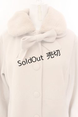 画像2: m petit by misako / AM*リボンコート L アイボリー O-25-01-26-086-LO-JA-IG-ZT-C039