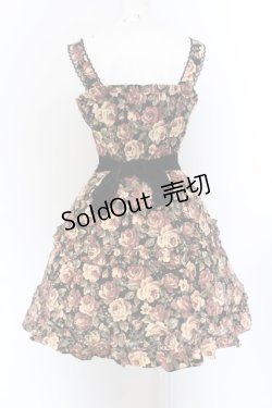 画像4: Moi-meme-Moitie / 薔薇ダブルリボンジャンパースカート 2 ベージュ×ブラック O-25-01-26-089-MO-OP-IG-OS
