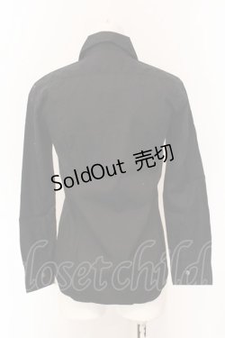画像3: CHOICE / 刺繍高襟ブラウス  ブラック O-25-01-26-093-PU-BL-IG-OS