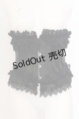 Triple fortune / レースコルセット  ブラック O-25-01-26-101-EL-TO-IG-OS