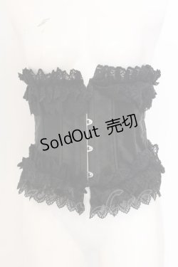 画像1: Triple fortune / レースコルセット  ブラック O-25-01-26-101-EL-TO-IG-OS