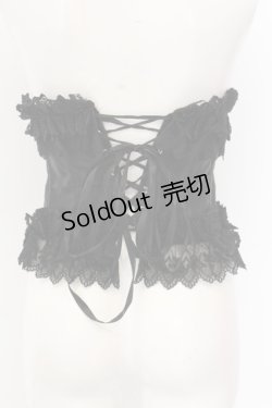 画像3: Triple fortune / レースコルセット  ブラック O-25-01-26-101-EL-TO-IG-OS
