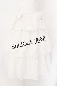 axes femme kawaii / コットンレーススカート M シロ O-25-01-26-009-AX-SK-OW-OS
