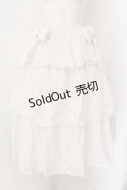画像1: axes femme kawaii / コットンレーススカート M シロ O-25-01-26-009-AX-SK-OW-OS