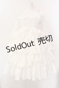 Vallee lys / Coquelicot Dress midi length Jacquard  ホワイト O-25-01-26-010-GO-OP-OW-OS