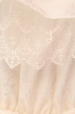 画像2: Vallee lys / Coquelicot Dress midi length Jacquard  ホワイト O-25-01-26-010-GO-OP-OW-OS (2)