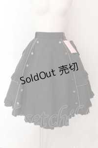 metamorphose / 【プラスサイズ】Little Nurse フリルスカート 2 クロ O-25-01-26-002-ME-SK-OW-OS