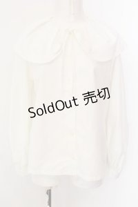 MILK / Shellカラーブラウス  シロ O-25-01-26-011-ML-BL-OW-OS