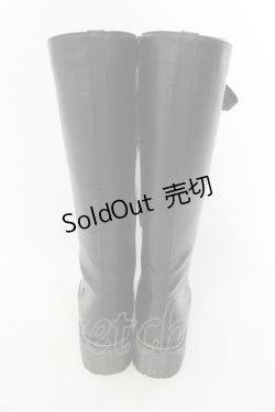 画像4: E hyphen world gallery / レースアップロングブーツ M クロ O-25-01-27-046-LO-SH-OW-ZT-K017