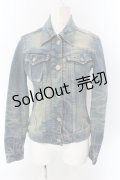 HYSTERIC GLAMOUR / KINKYＧジャン FREE インディゴ×汚し加工 O-25-01-27-1034-PU-JA-IG-OS