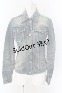 HYSTERIC GLAMOUR / KINKYＧジャン FREE インディゴ×汚し加工 O-25-01-27-1034-PU-JA-IG-OS