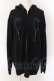 画像1: KRY CLOTHING / 「束縛」ZIPパーカー  ブラック×ブルー O-25-01-27-1008-EL-TO-OW-ZI (1)