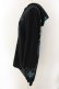画像2: KRY CLOTHING / 「束縛」ZIPパーカー  ブラック×ブルー O-25-01-27-1008-EL-TO-OW-ZI (2)