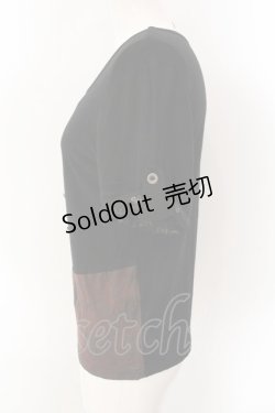 画像2: STEAM / ナポレオンTシャツ  ブラック×ブラウン O-25-01-27-1013-HN-TS-IG-ZY