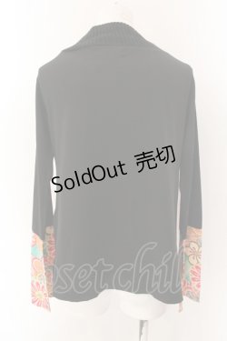 画像3: gouk / チャイナボタンストレッチボレロ  ブラック O-25-01-27-1015-GO-TO-IG-OS