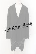 Alleglo / オリジナル変形フェイクレイヤード＆ドレープ切替ロング丈テーラード F ブラック O-25-01-27-1025-PU-JA-YM-ZY