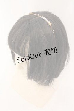 画像1: MILK / STAR LINEカチューシャ  ゴールド×シルバー O-25-01-27-012-ML-AC-OW-OS