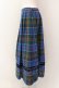 画像2: Jane Marple / Tartan check cocoon skirt スカート M グリーン O-25-01-28-044-JM-SK-IG-ZT0430 (2)