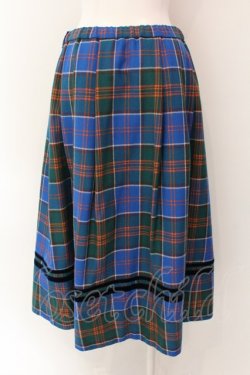 画像3: Jane Marple / Tartan check cocoon skirt スカート M グリーン O-25-01-28-044-JM-SK-IG-ZT0430