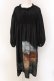画像1: Jane Marple / Holy nocturnes smock dress ドレス M クロ O-25-01-28-048-JM-OP-IG-ZT0430 (1)