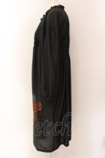 画像4: Jane Marple / Holy nocturnes smock dress ドレス M クロ O-25-01-28-048-JM-OP-IG-ZT236 (4)
