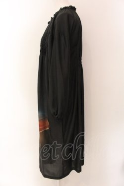 画像4: Jane Marple / Holy nocturnes smock dress ドレス M クロ O-25-01-28-048-JM-OP-IG-ZT236