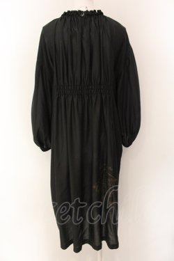 画像5: Jane Marple / Holy nocturnes smock dress ドレス M クロ O-25-01-28-048-JM-OP-IG-ZT236